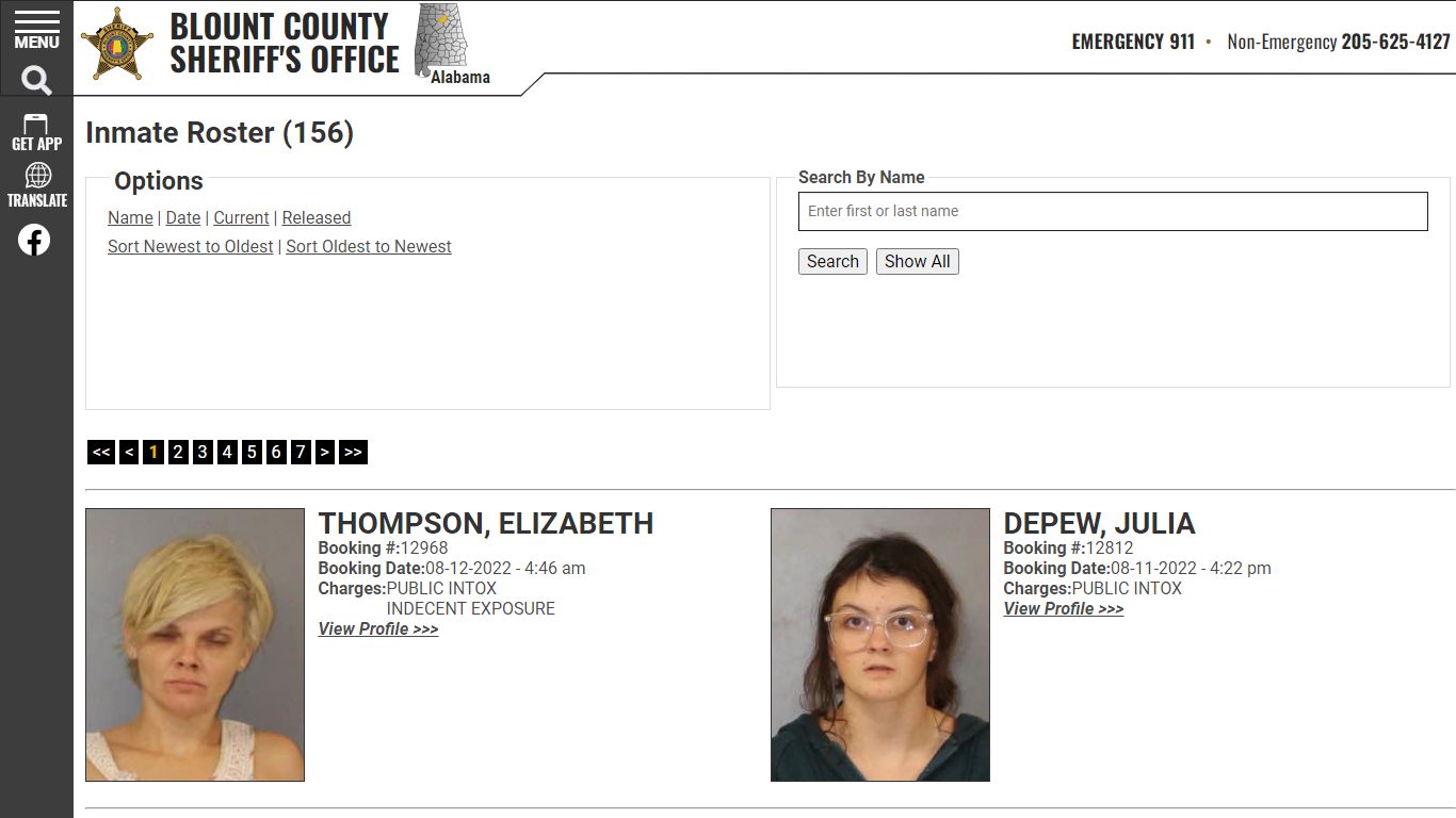 Inmate Roster - Blount County Sheriff AL